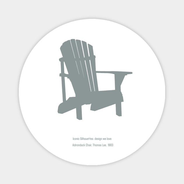 Adirondack Chair, Thomas Lee, 1903 Magnet by Dez53